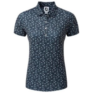 Polo Footjoy Floral Print Lisle